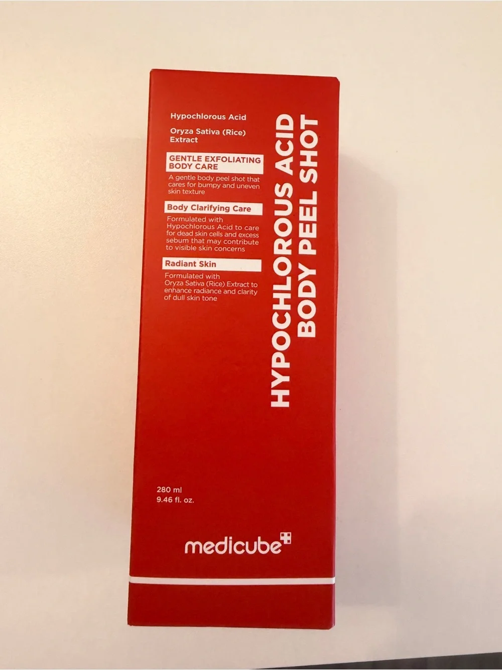medicube Hypochlorous Body Peel Shot - Red